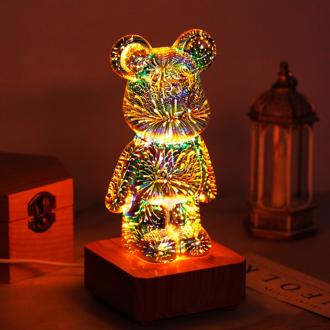 DreamBear™ |  Creëer magische sferen met onze handgeblazen berenlamp (50% KORTING)