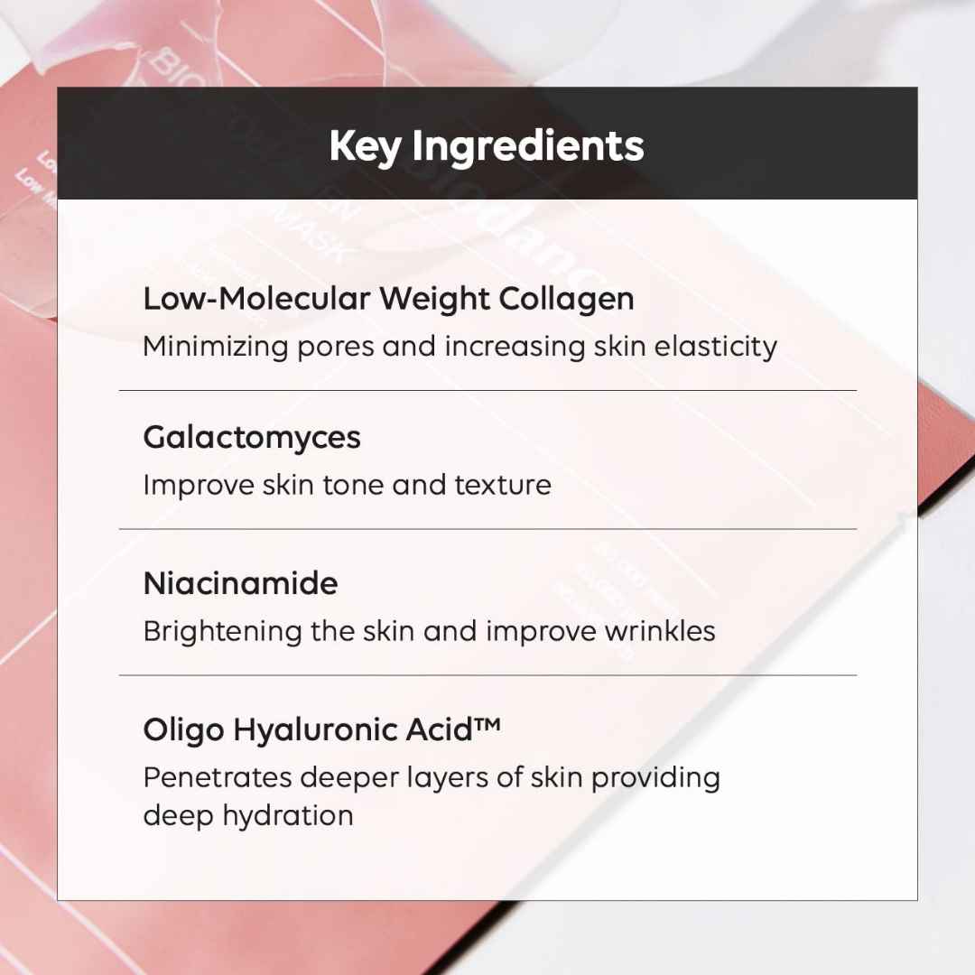 Ressolution Bio-Collagen Mask | Vrij van giftige en irriterende ingrediënten