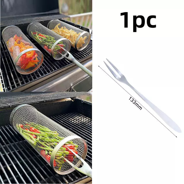 GrillMeister Basket™ | Nu tijdelijk met GRATIS vork! OP=OP