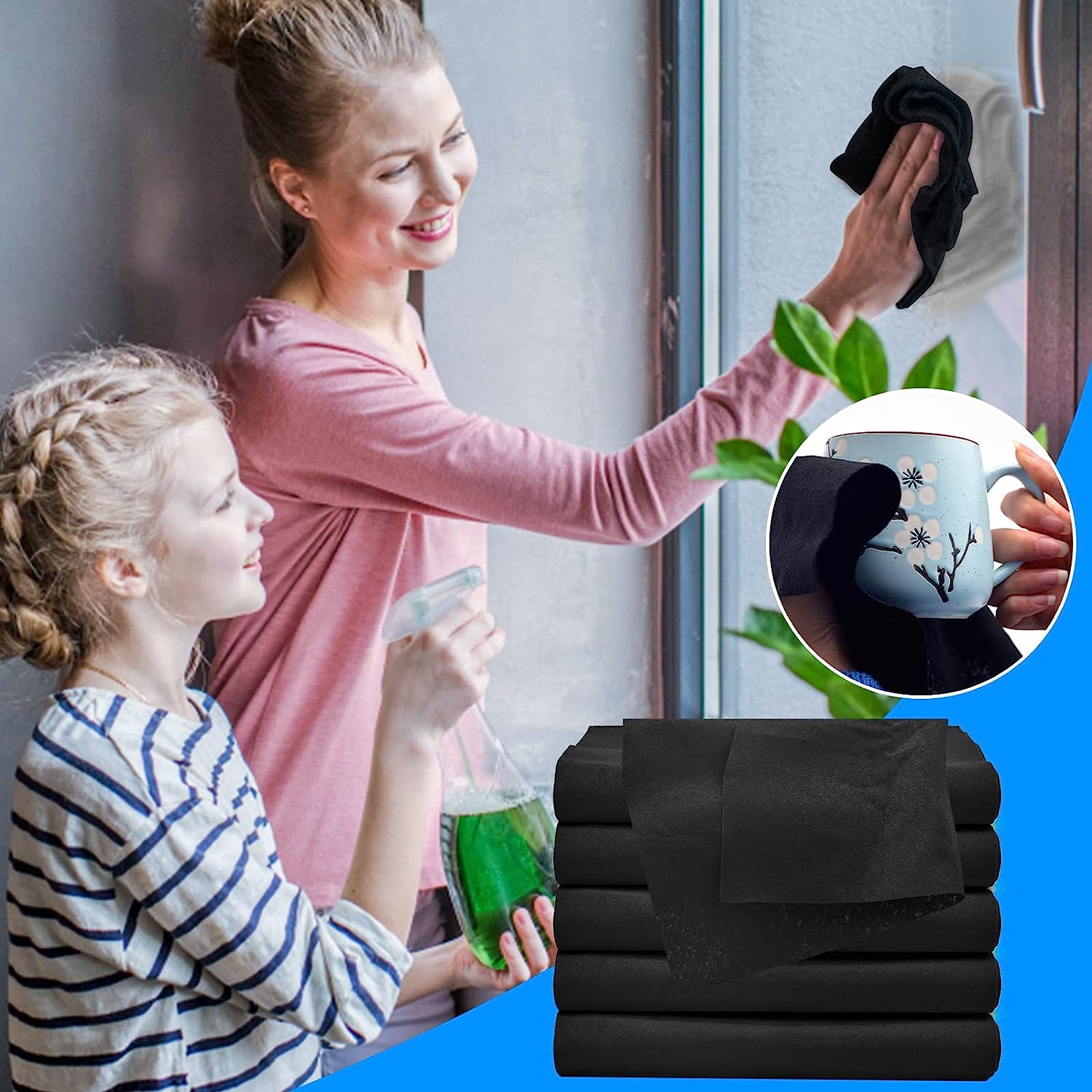 MagicWipe™ |  Schoonmaken zonder Strepen of Pluisjes! - TIJDELIJK 5+5 GRATIS