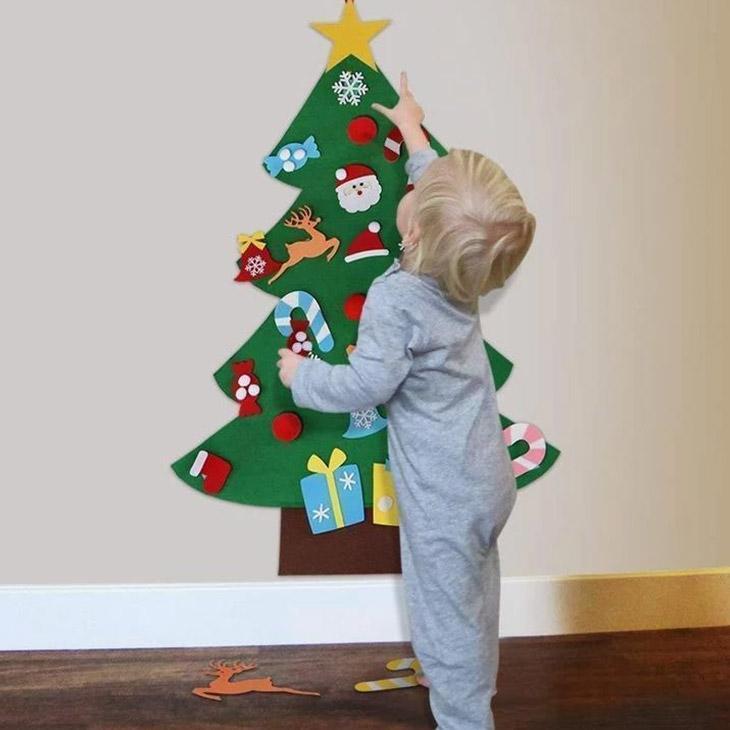 Kind - DIY Kerstboom - De kleine DIY kerstboom voor de kleintjes