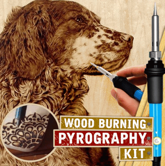 BurnGlow™ Pyrografie kit | Tijdelijk GRATIS met 28 hulpstukken